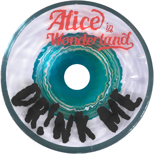 Alice in Wonderland - Dr!nk Me - CD label